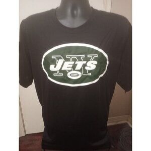 New York Jets Nike Dri Fit NFL Football Short Sleeve Black T-Shirt XL Graphic